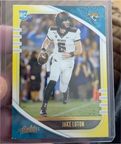 2020 Panini Absolute #144 Jake Luton — front