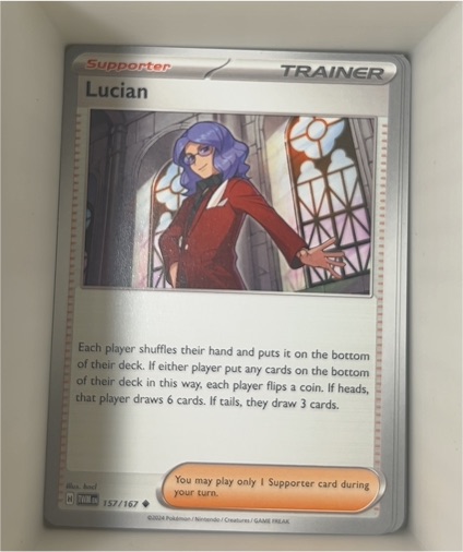 2024 Pokémon Twilight Masquerade #157 Lucian — front