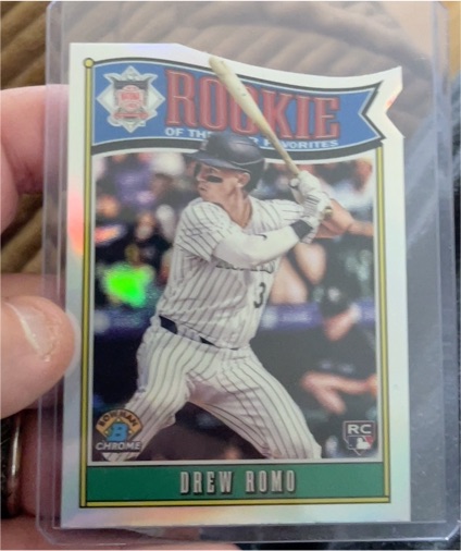 2025 Bowman Chrome Rookie of the Year Favorites #ROY-9 Drew Romo — front