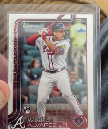 2025 Topps #223 Nacho Alvarez Jr. — front