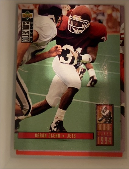 1994 Upper Deck Collector's Choice #2 Aaron Glenn — front