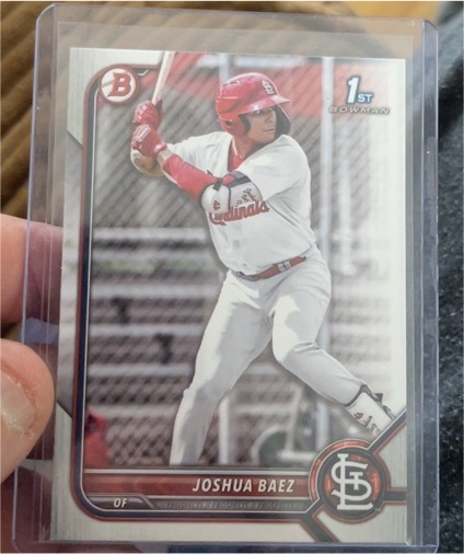 2022 Bowman Paper Prospects #BP-112 Joshua Baez — front