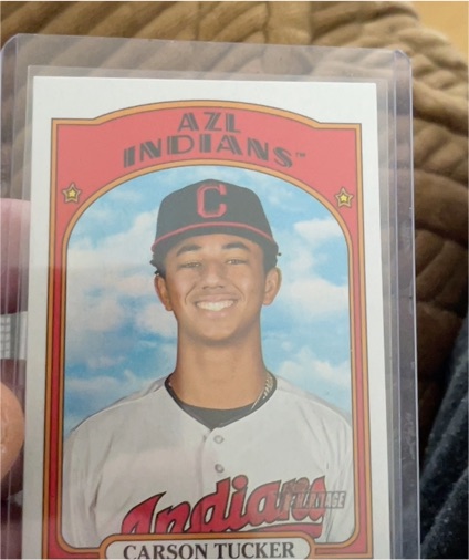 2021 Topps Heritage Minor League #ROA-CT Carson Tucker — front
