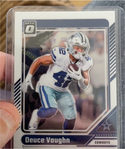2024 Donruss Optic #52 Deuce Vaughn — front