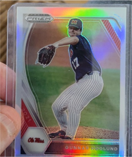 2021 Panini Prizm Draft Picks #PDP19 Gunnar Hoglund — front