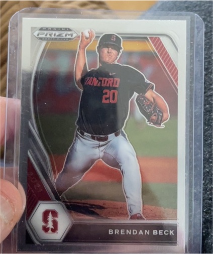 2021 Panini Prizm Draft Picks #PDP55 Brendan Beck — front