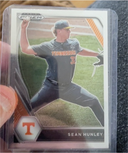 2021 Panini Prizm Draft Picks #PDP206 Sean Hunley — front