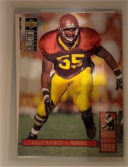 1994 Upper Deck Collector's Choice #8 Willie McGinest — front