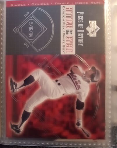 2002 Upper Deck Piece of History Hitting for the Cycle #H19 Rondell White — front