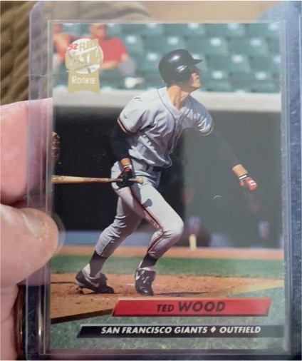 1992 Fleer Ultra #597 Ted Wood — front