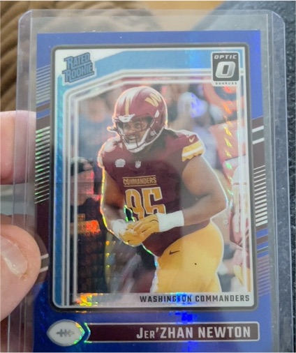 2024 Donruss Optic #252 Jer'Zhan Newton — front