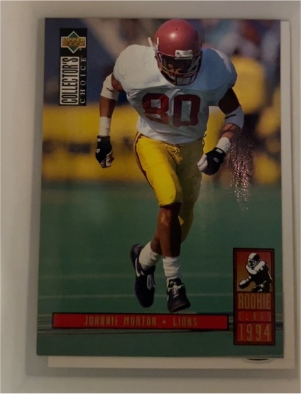 1994 Upper Deck Collector's Choice #25 Johnnie Morton — front