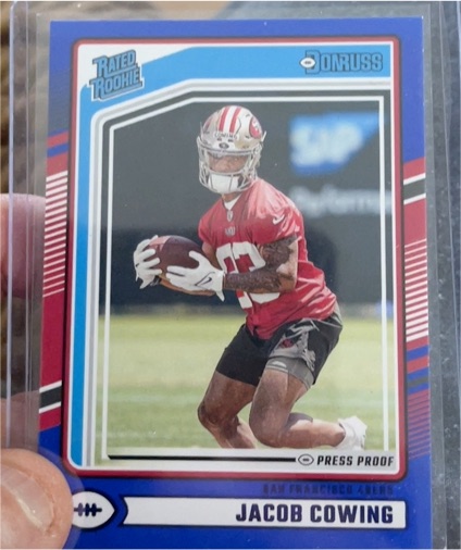 2024 Panini Donruss #378 Jacob Cowing — front