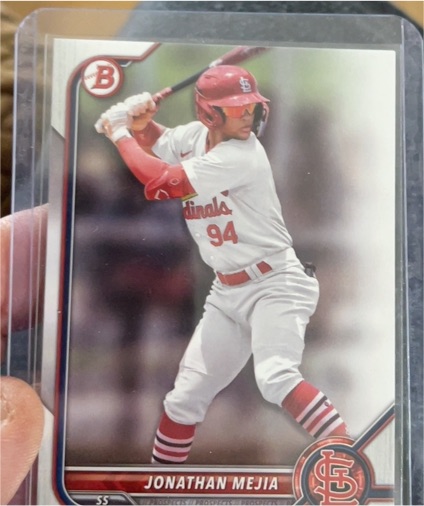 2022 Bowman Draft #BD-186 Jonathan Mejia — front
