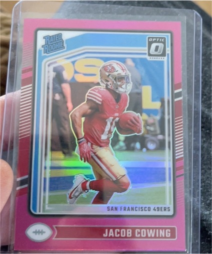 2024 Donruss Optic #236 Jacob Cowing — front