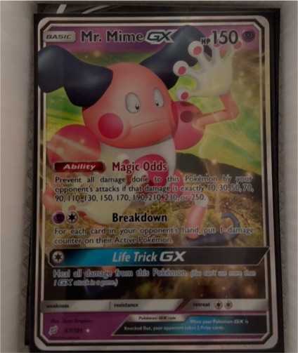 2019 Pokemon Team Up #67 Mr. Mime GX — front