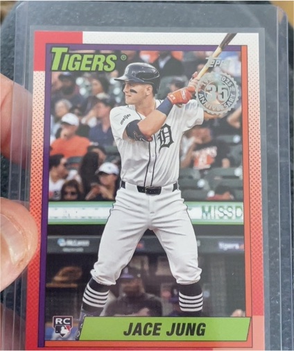 2025 Topps Series 1 1990 Topps 35th Anniversary #T90-55 Jace Jung — front
