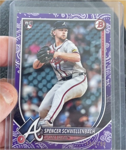 2025 Bowman #78 Spencer Schwellenbach — front