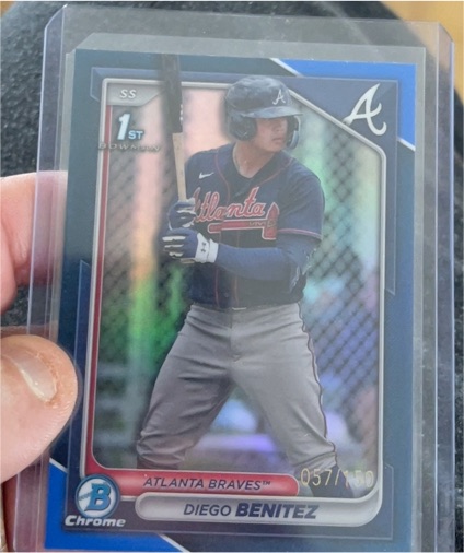 2024 Bowman Chrome #BCP-39 Diego Benitez — front