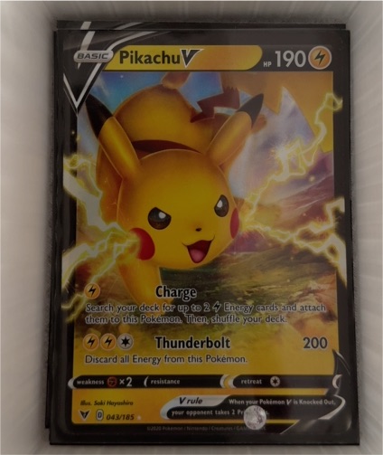 2020 Pokémon Sword & Shield Vivid Voltage #043 Pikachu V — front