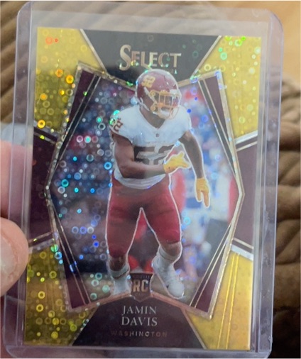 2021 Panini Select Premier Level #187 Jamin Davis — front