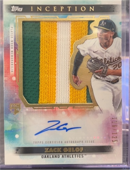 2024 Topps Inception AJP-ZG Zack Gelof — front