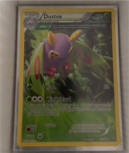2015 Pokémon XY Roaring Skies #8 Dustox — front