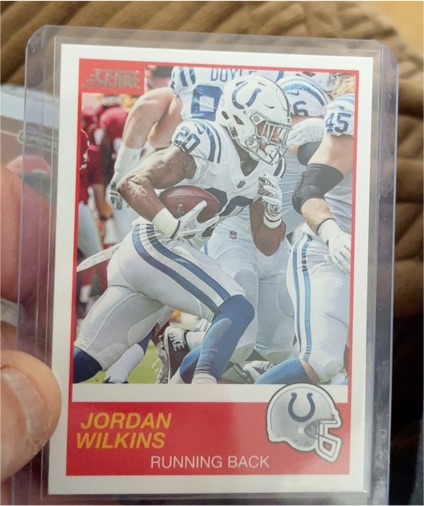 2019 Score #56 Jordan Wilkins — front