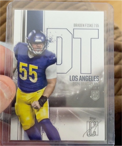 2024 Topps Signature Class #55 Braden Fiske — front