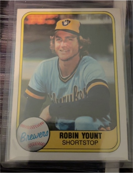 1981 Fleer #511 Robin Yount — front