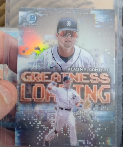 2025 Bowman Chrome #GL-9 Kevin McGonigle Greatness Loading — front