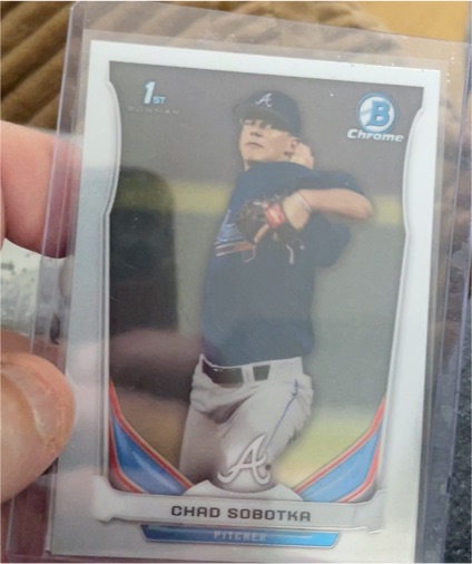 2014 Bowman Chrome Draft #CDP87 Chad Sobotka — front