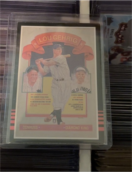1985 Donruss #635 Lou Gehrig — front