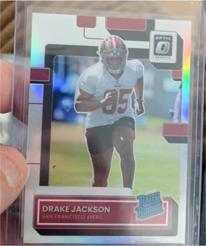 2022 Donruss Optic #227 Drake Jackson — front