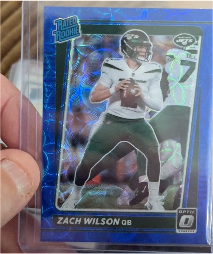 2021 Donruss Optic #202 Zach Wilson — front