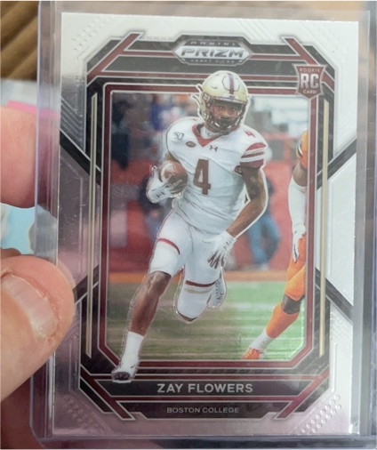 2023 Panini Prizm Draft Picks #143 Zay Flowers Boston College Eagles — front