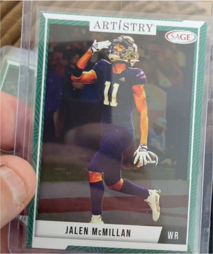2024 SAGE Artistry #24 Jalen McMillan — front
