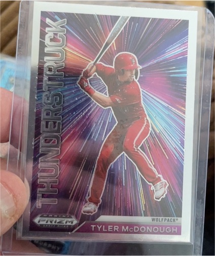 2021 Panini Prizm Draft Picks Thunderstruck #T-TM Tyler McDonough — front
