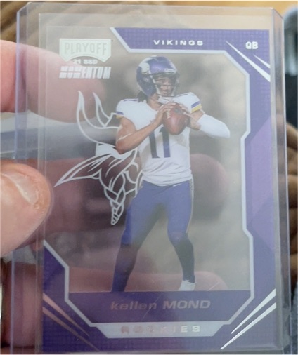 2021 Panini Chronicles Playoff Momentum Rookies #PMR-21 Kellen Mond — front