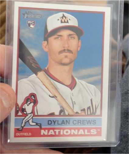 2025 Topps Heritage #247 Dylan Crews — front