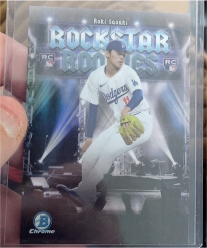 2025 Bowman Chrome #RR-20 Roki Sasaki Rockstar Rookies — front