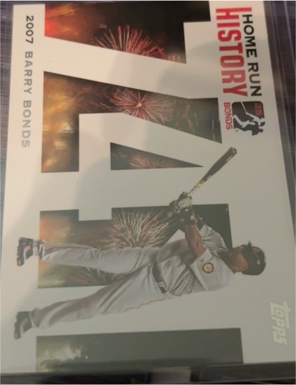 2007 Topps Home Run History #741 Barry Bonds — front