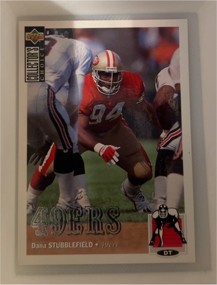 1994 Upper Deck Collector's Choice Silver #90 Dana Stubblefield — front
