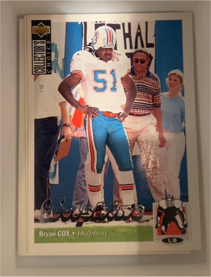 1994 Upper Deck Collector's Choice #111 Bryan Cox — front