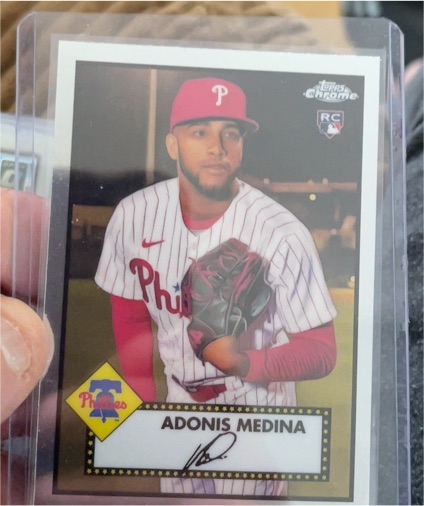2021 Topps Chrome Platinum Anniversary #75 Adonis Medina — front