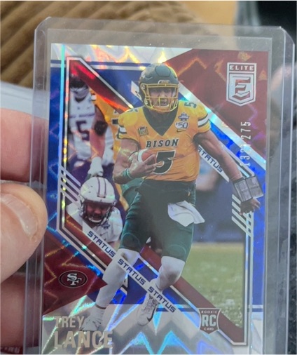 2021 Panini Donruss Elite #105 Trey Lance — front