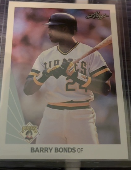1990 Leaf #91 Barry Bonds — front