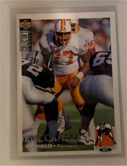 1994 Upper Deck Collector's Choice Mark Wheeler Buccaneers — front
