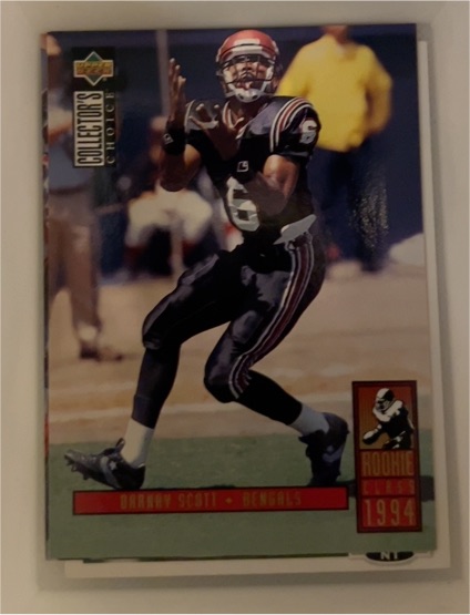 1994 Upper Deck Collector's Choice #23 Darnay Scott Rookie Cincinnati Bengals — front