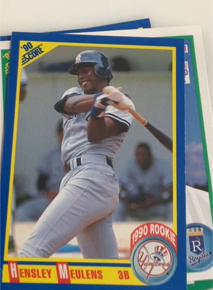 1990 Score #636 Hensley Meulens — front